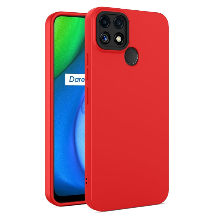 For OPPO Realme C12 / C25 Eagle Eye Lens Oily Feel TPU + PC Phone Case