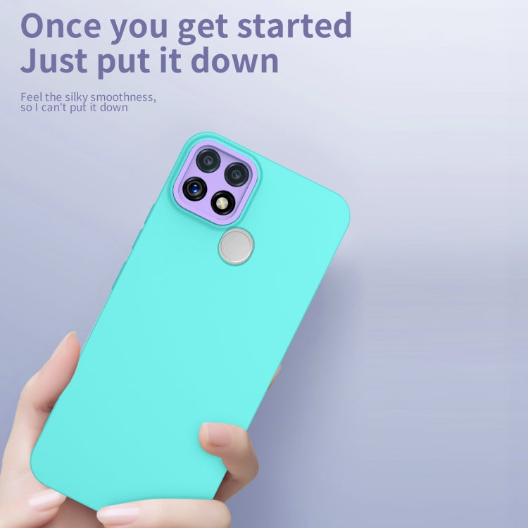 For OPPO Realme C12 / C25 Eagle Eye Lens Oily Feel TPU + PC Phone Case