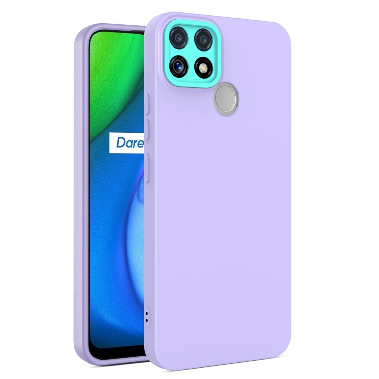 For OPPO Realme C12 / C25 Eagle Eye Lens Oily Feel TPU + PC Phone Case