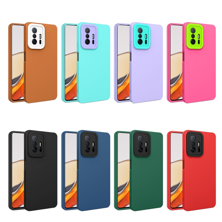 For Xiaomi Mi 11T / 11T Pro Eagle Eye Lens Oily Feel TPU + PC Phone Case