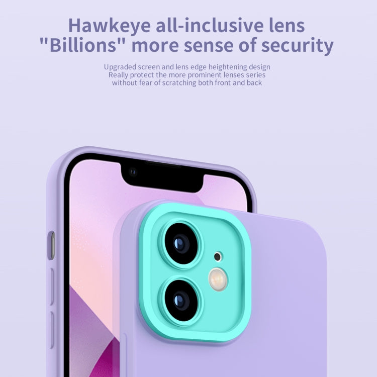 For iPhone 12 Eagle Eye Lens Oily Feel TPU + PC Phone Case