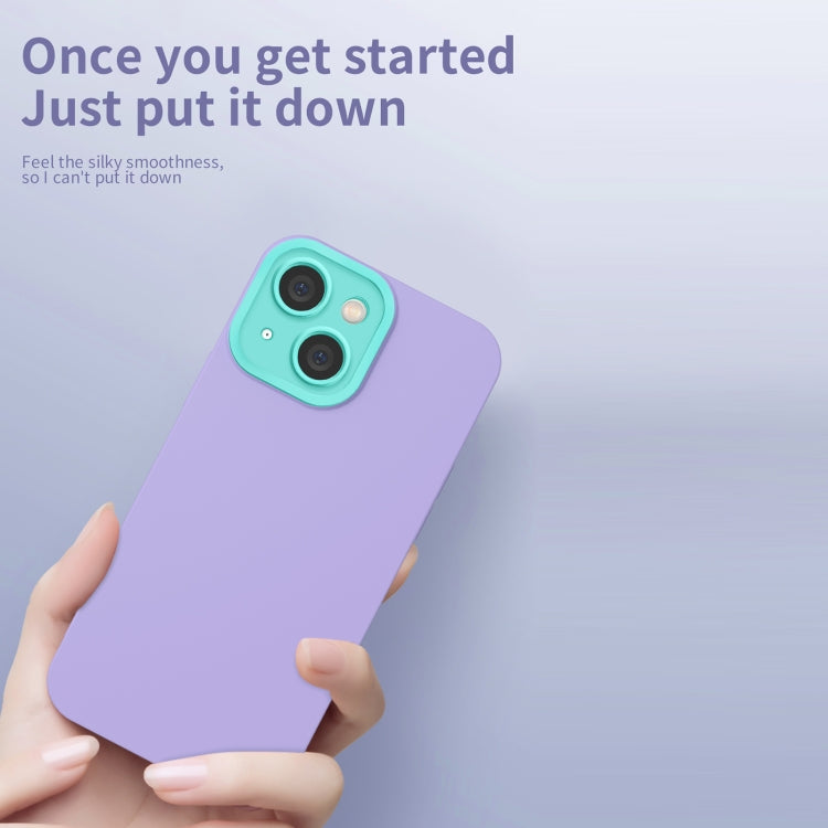 For iPhone 13 Eagle Eye Lens Oily Feel TPU + PC Phone Case