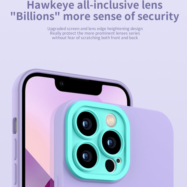 For iPhone 13 Pro Max Eagle Eye Lens Oily Feel TPU + PC Phone Case