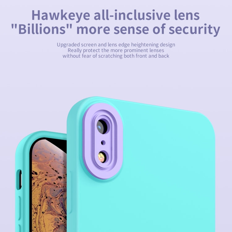 Eagle Eye Lens Oily Feel TPU + PC Phone Case For iPhone XR
