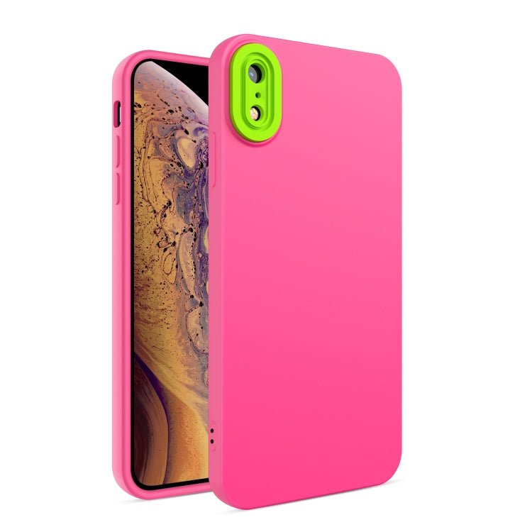 Eagle Eye Lens Oily Feel TPU + PC Phone Case For iPhone XR