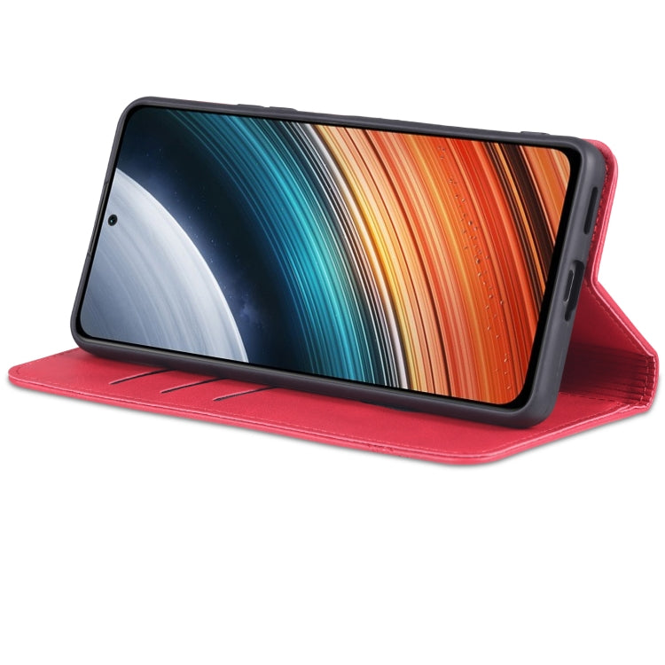 For Xiaomi Redmi K50 / K50 Pro AZNS Magnetic Calf Texture Leather Phone Case