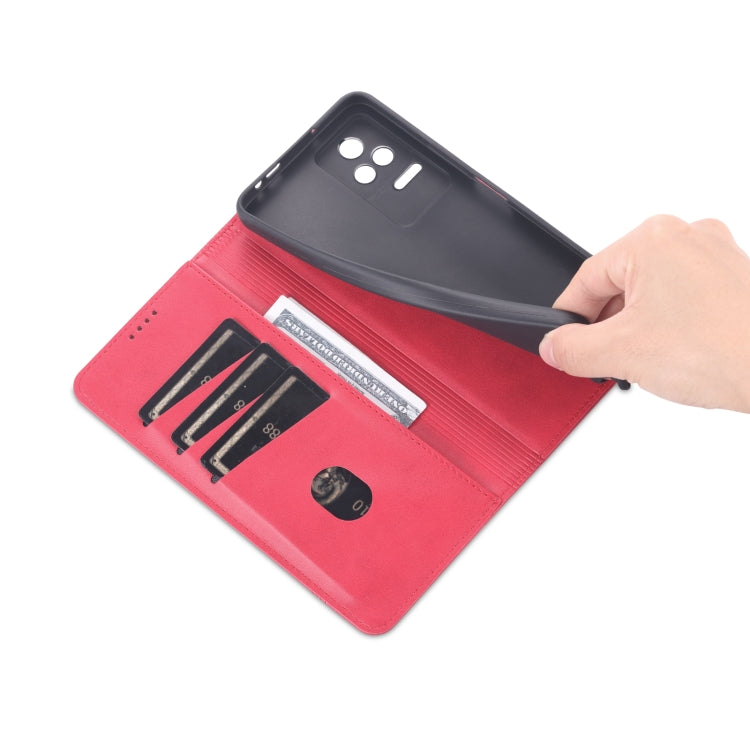 For Xiaomi Redmi K50 / K50 Pro AZNS Magnetic Calf Texture Leather Phone Case