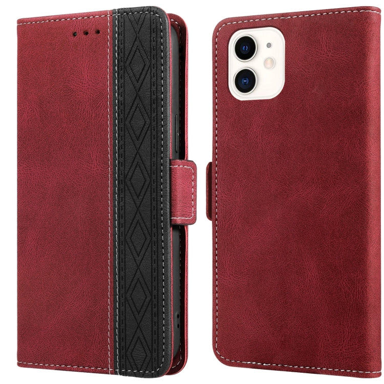 For iPhone 11 Stitching Magnetic RFID Leather Case