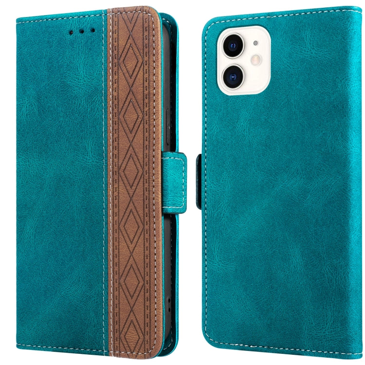 For iPhone 11 Stitching Magnetic RFID Leather Case