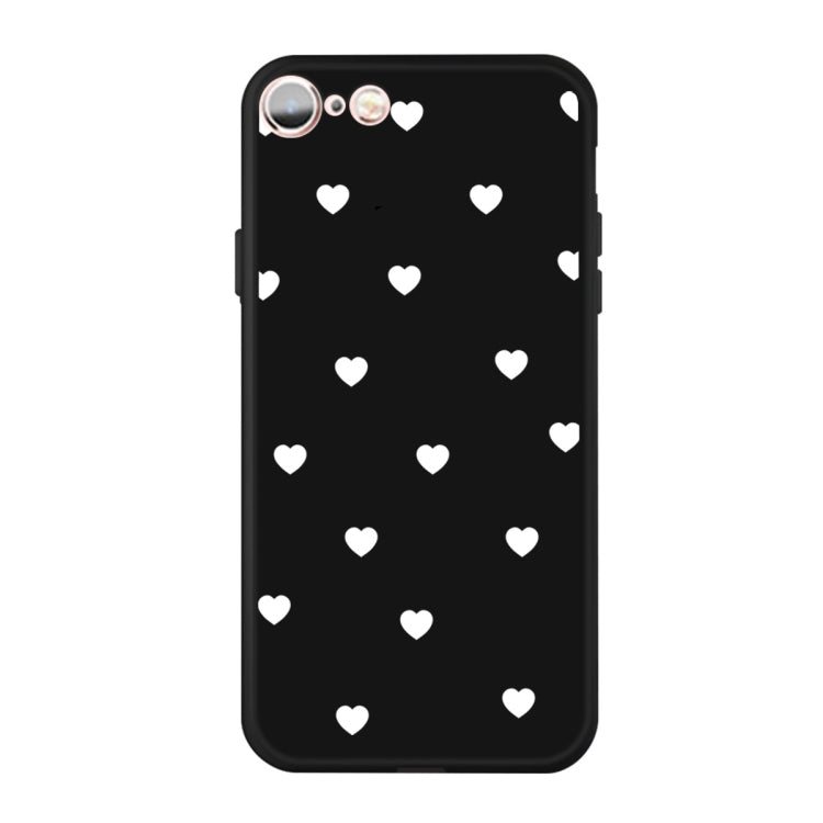 For iPhone 6s / 6 Multiple Love-hearts Pattern Colorful Frosted TPU Phone Protective Case