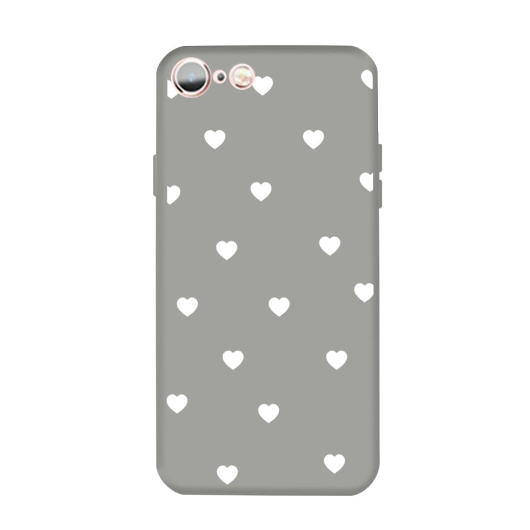 For iPhone 6s / 6 Multiple Love-hearts Pattern Colorful Frosted TPU Phone Protective Case