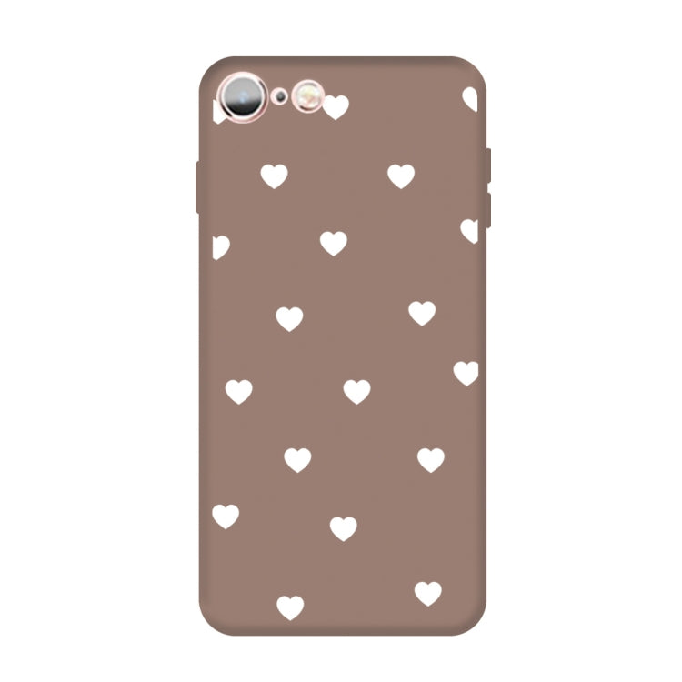For iPhone 6s / 6 Multiple Love-hearts Pattern Colorful Frosted TPU Phone Protective Case