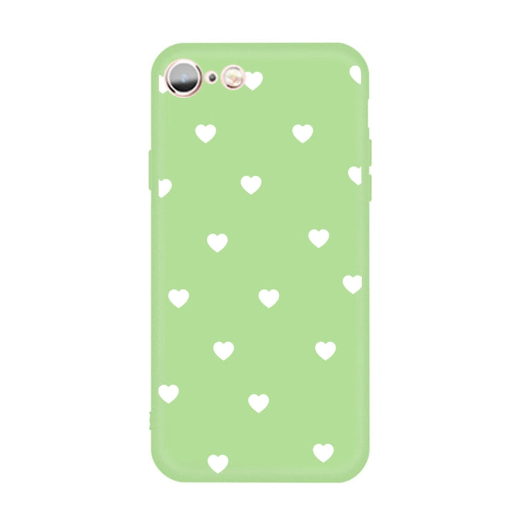 For iPhone 6s / 6 Multiple Love-hearts Pattern Colorful Frosted TPU Phone Protective Case