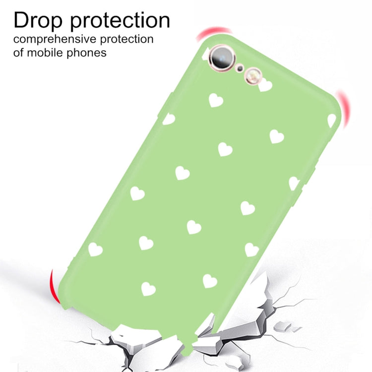 For iPhone 6s / 6 Multiple Love-hearts Pattern Colorful Frosted TPU Phone Protective Case