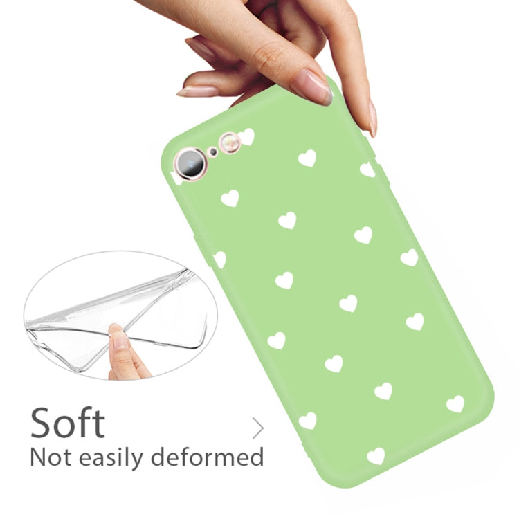 For iPhone 6s / 6 Multiple Love-hearts Pattern Colorful Frosted TPU Phone Protective Case