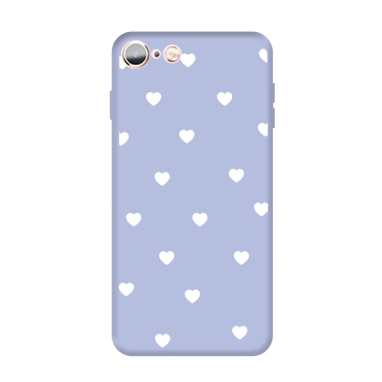 For iPhone 6s / 6 Multiple Love-hearts Pattern Colorful Frosted TPU Phone Protective Case