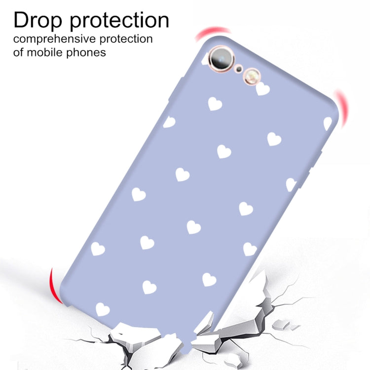 For iPhone 6s / 6 Multiple Love-hearts Pattern Colorful Frosted TPU Phone Protective Case