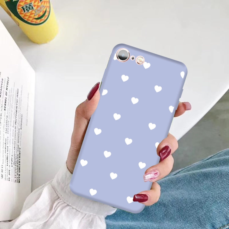 For iPhone 6s / 6 Multiple Love-hearts Pattern Colorful Frosted TPU Phone Protective Case