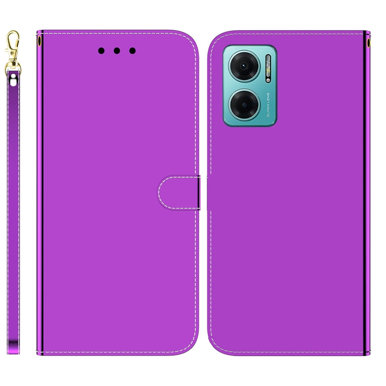 For Xiaomi Redmi Note 11E / Redmi 10 5G Imitated Mirror Surface Leather Phone Case