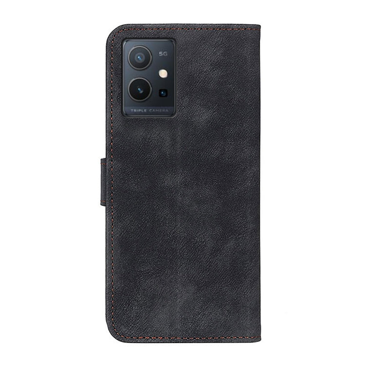 For vivo Y75 5G Foreign/T1 5G Foreign/ Y55 5G Foreign Antelope Texture Magnetic Buckle Leather Phone Case