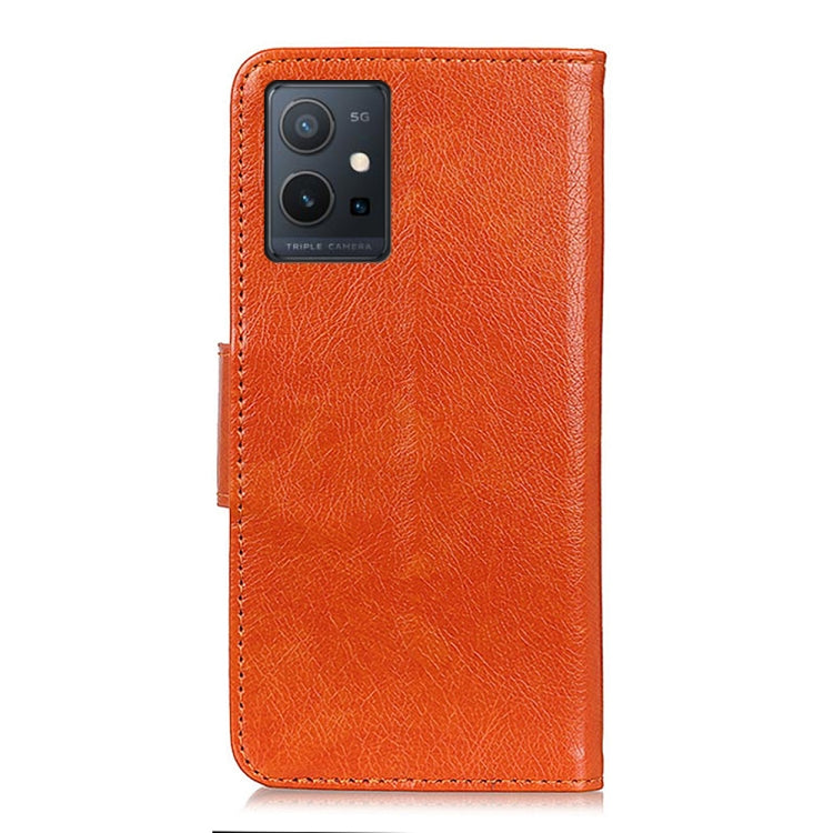 For vivo Y75 5G Foreign/T1 5G Foreign/Y55 5G Foreign Nappa Texture Leather Phone Case