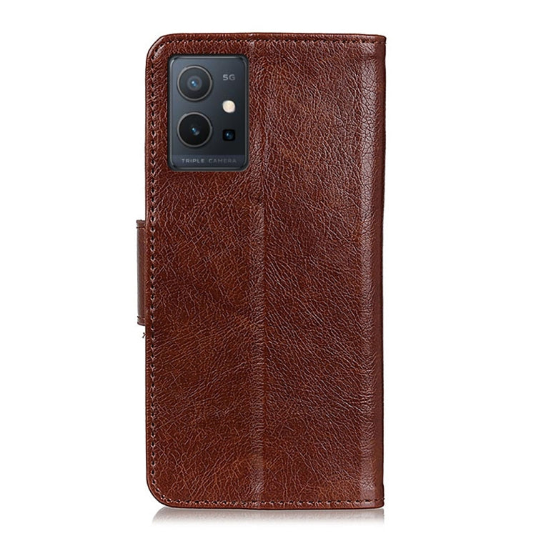 For vivo Y75 5G Foreign/T1 5G Foreign/Y55 5G Foreign Nappa Texture Leather Phone Case