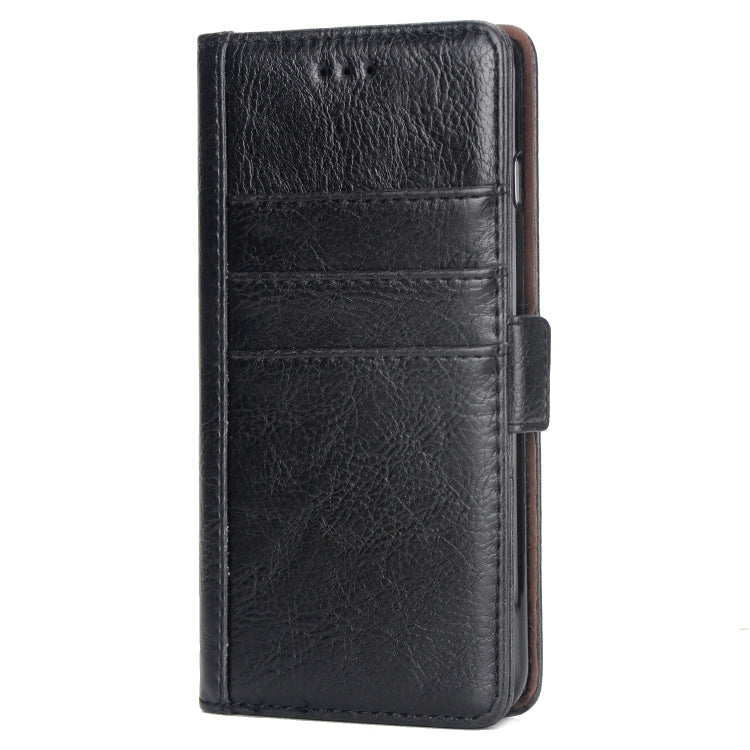 For iPhone 6s Plus & 6 Plus External Three Card Slots Leather Texture Horizontal Flip TPU + PU Case, with Card Slots & Holder & Wallet