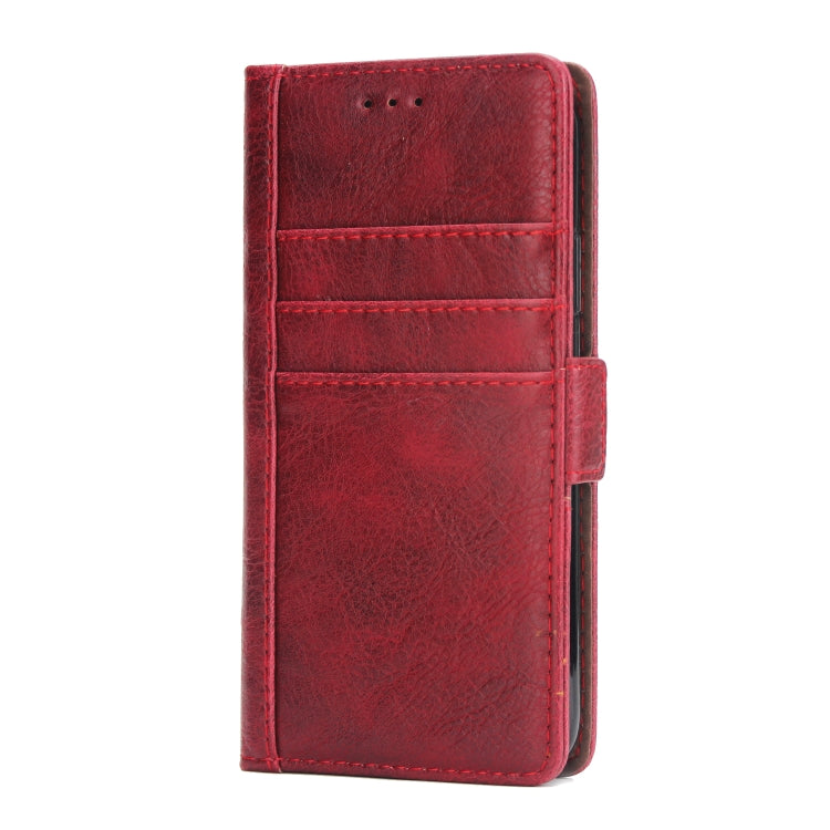 For iPhone XR External Three Card Slots Leather Texture Horizontal Flip TPU + PU Case with Card Slots & Holder & Wallet