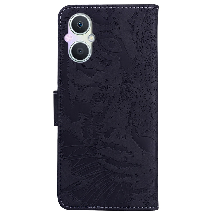 For OPPO A96 5G / Reno7 Z 5G Tiger Embossing Pattern Leather Phone Case