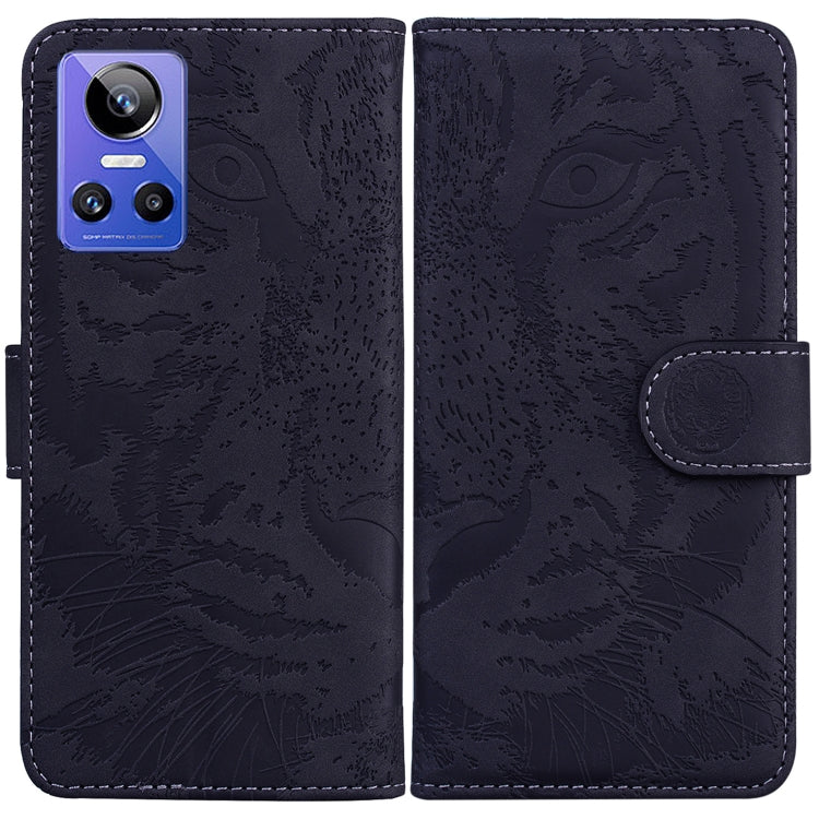 For OPPO Realme GT Neo3 Tiger Embossing Pattern Leather Phone Case
