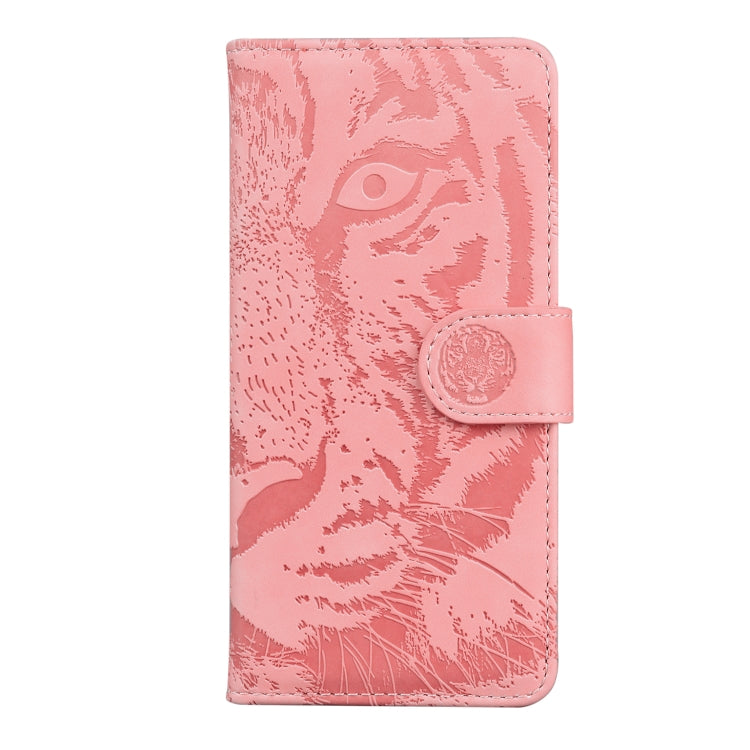 For Xiaomi Redmi Note 11E / Redmi 10 5G Tiger Embossing Pattern Leather Phone Case