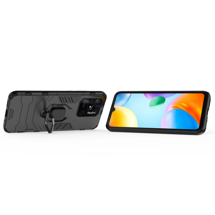For Xiaomi Redmi 10C Shockproof PC + TPU Phone Case with Magnetic Ring Holder