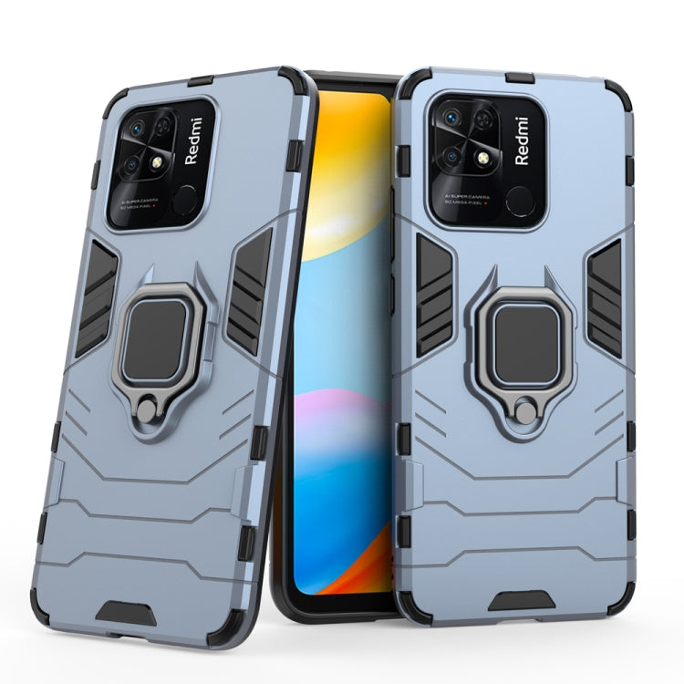 For Xiaomi Redmi 10C Shockproof PC + TPU Phone Case with Magnetic Ring Holder