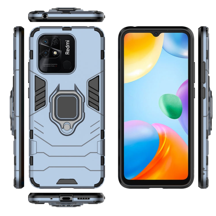 For Xiaomi Redmi 10C Shockproof PC + TPU Phone Case with Magnetic Ring Holder