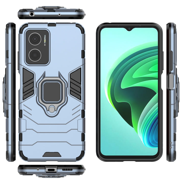 For Xiaomi Redmi Note 11E 5G Shockproof PC + TPU Phone Case with Magnetic Ring Holder