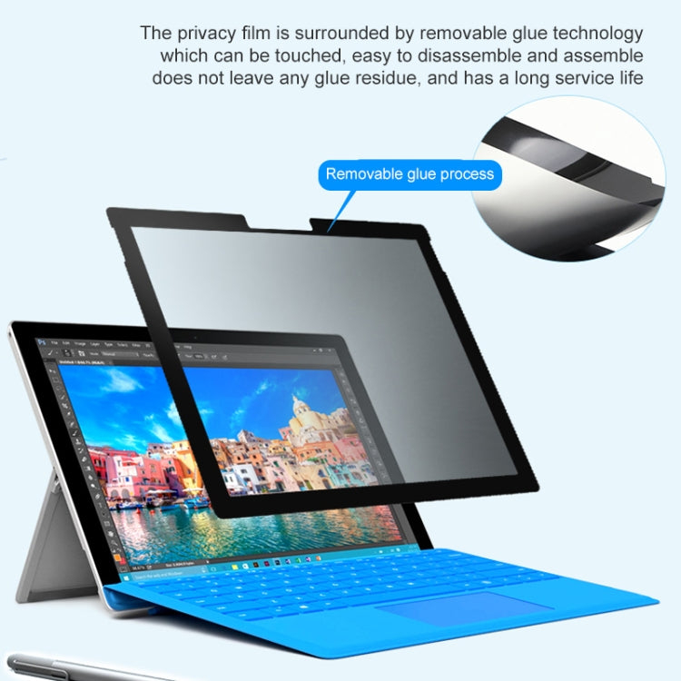 Laptop Frame Glue Anti-peeping Film For MicroSoft Surface Pro 4 / 5 / 6 / 7+