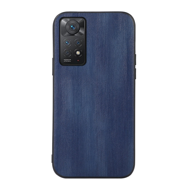 For Xiaomi Redmi Note 11 Pro Global Yellow Cow Texture PU Phone Case