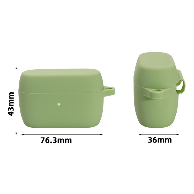 Solid Color Silicone Earphone Protective Case For Jabra Elite 4