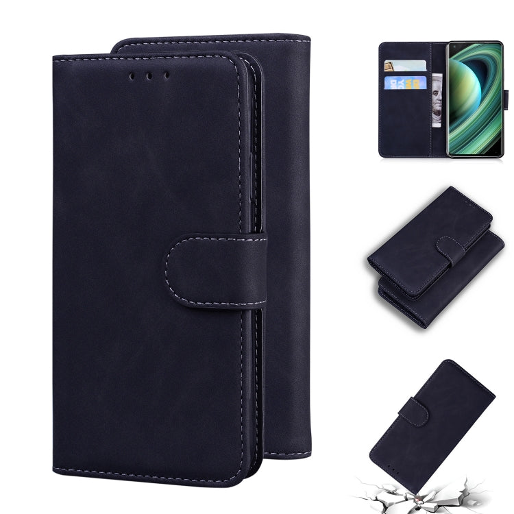 For Xiaomi Mi 10 Ultra Skin Feel Pure Color Flip Leather Phone Case