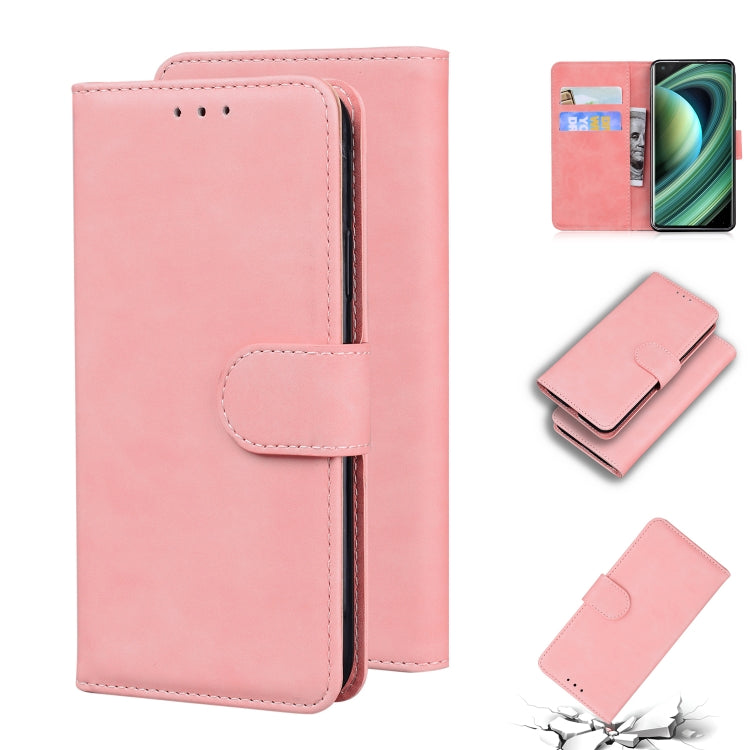 For Xiaomi Mi 10 Ultra Skin Feel Pure Color Flip Leather Phone Case