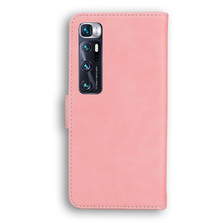 For Xiaomi Mi 10 Ultra Skin Feel Pure Color Flip Leather Phone Case