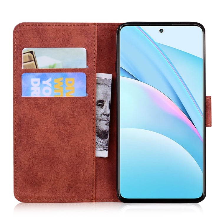 For Xiaomi Mi 10T Lite 5G Skin Feel Pure Color Flip Leather Phone Case