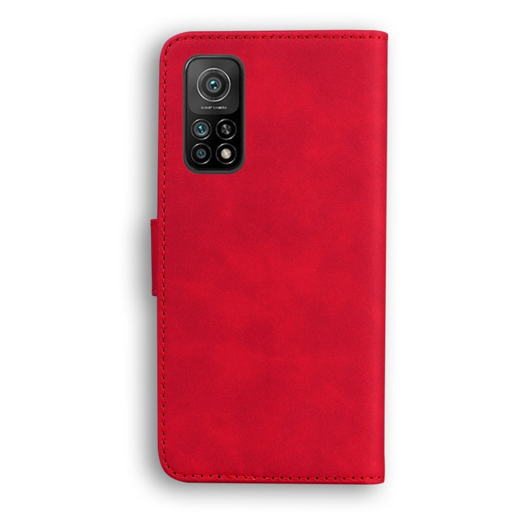 For Xiaomi Mi 10T Pro 5G / 10T 5G Skin Feel Pure Color Flip Leather Phone Case