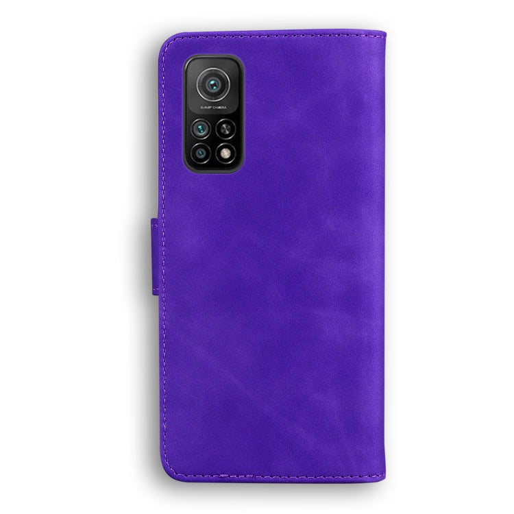 For Xiaomi Mi 10T Pro 5G / 10T 5G Skin Feel Pure Color Flip Leather Phone Case