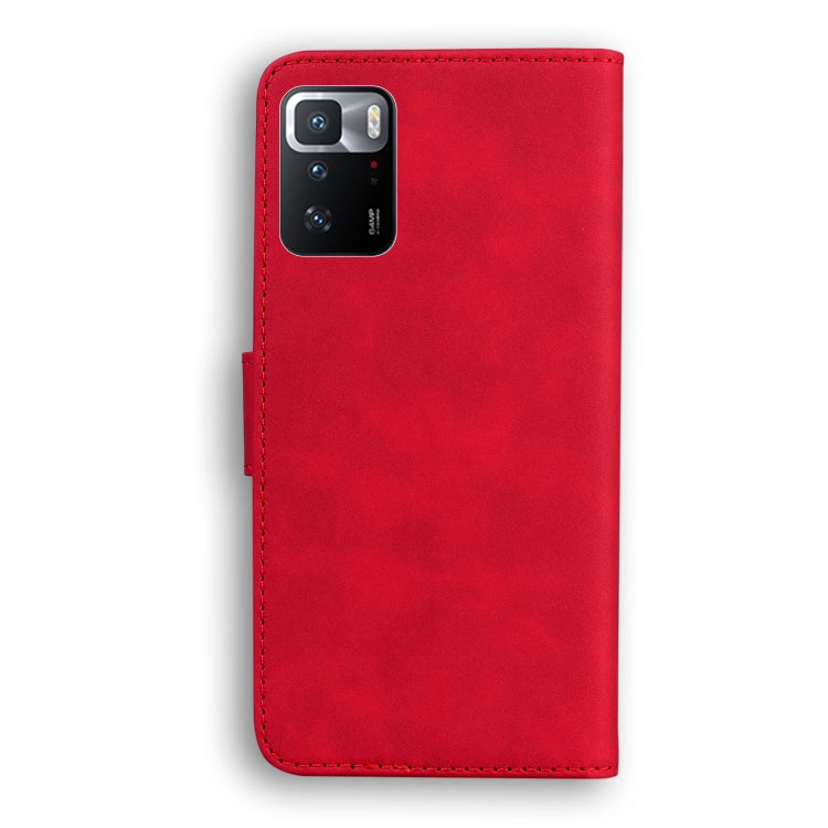 For Xiaomi Redmi Note 10 Pro China / Poco X3 GT Skin Feel Pure Color Flip Leather Phone Case