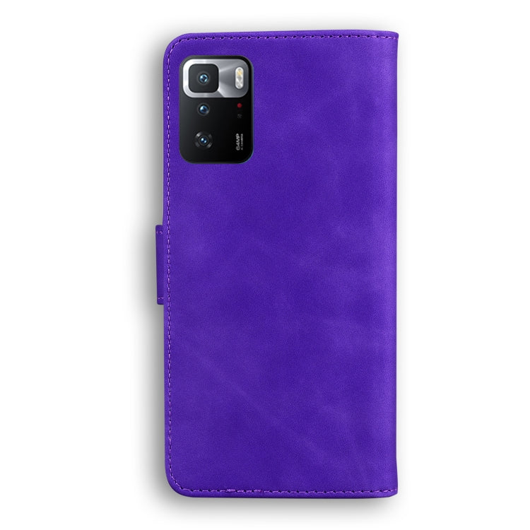 For Xiaomi Redmi Note 10 Pro China / Poco X3 GT Skin Feel Pure Color Flip Leather Phone Case