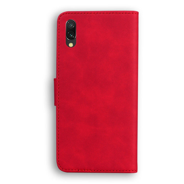 For Xiaomi Redmi 7 / Y3 India Skin Feel Pure Color Flip Leather Phone Case