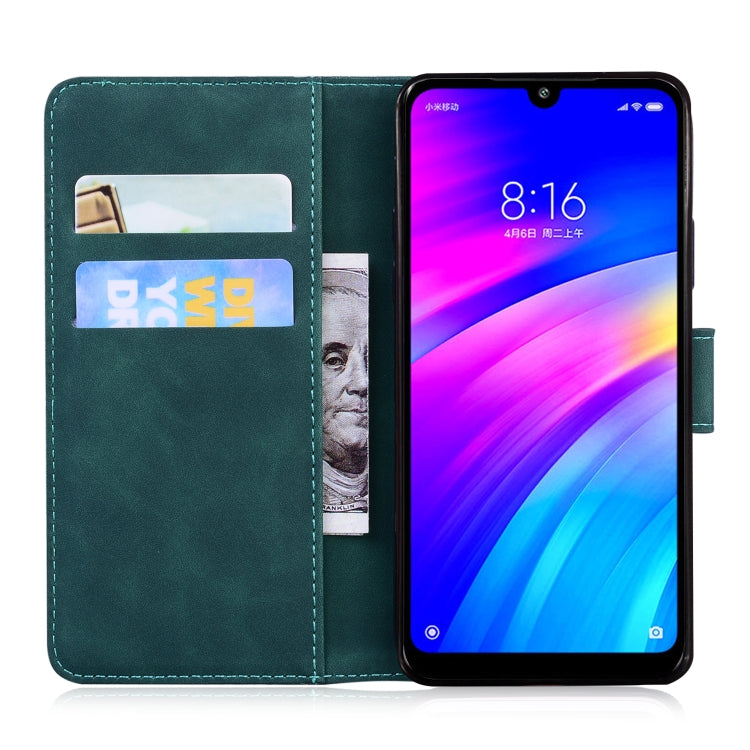 For Xiaomi Redmi 7 / Y3 India Skin Feel Pure Color Flip Leather Phone Case