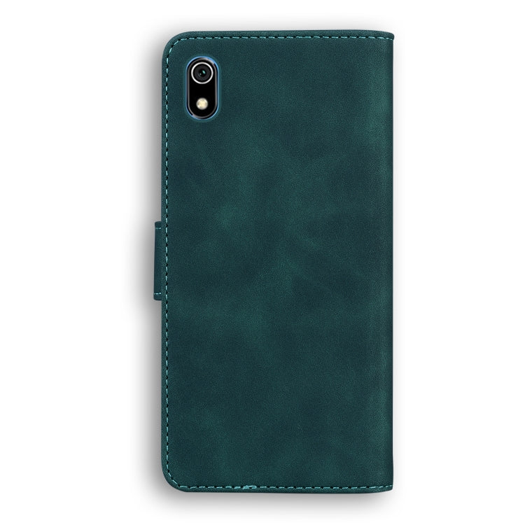 For Xiaomi Redmi 7A Skin Feel Pure Color Flip Leather Phone Case