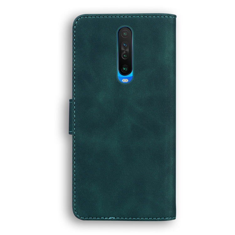 For Xiaomi Redmi K30 Skin Feel Pure Color Flip Leather Phone Case